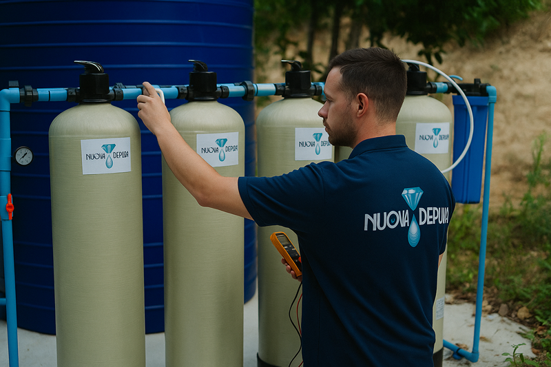 tecnico manutenzione addolcitori industriale in serie - La Nuova depura